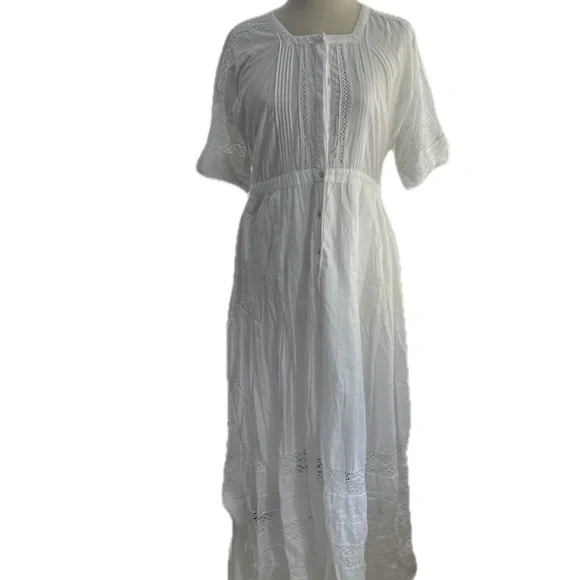 Love Shack Fancy Edie Dress - white size L - Picture 4 of 11